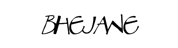 BHEJANE Aberration Font