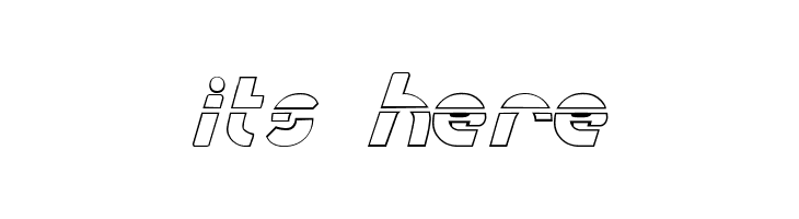Metroplex Outline Laser  Free Fonts Download
