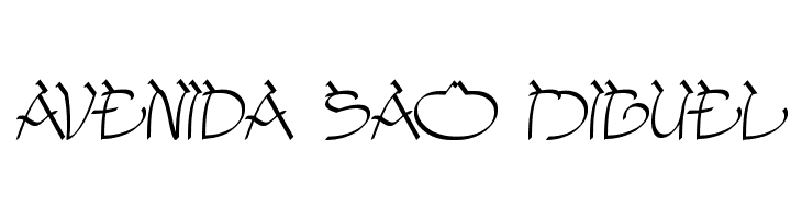 COBRA on coconut tree  Free Fonts Download