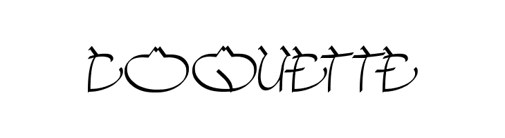 COBRA on coconut tree  Free Fonts Download