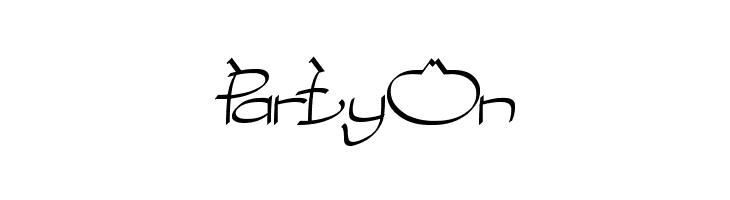 COBRA on coconut tree  Free Fonts Download