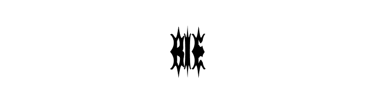 5 Fingered Goth SWTrial  Free Fonts Download