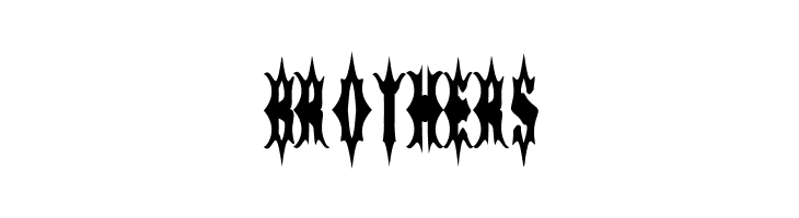 5 Fingered Goth SWTrial  Free Fonts Download