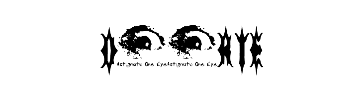 5 Fingered Goth SWTrial  Free Fonts Download