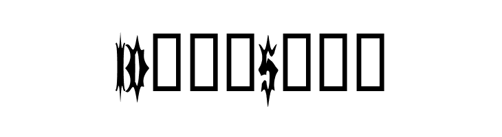 5 Fingered Goth SWTrial  Free Fonts Download