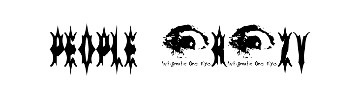 5 Fingered Goth SWTrial  Free Fonts Download