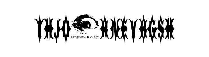 5 Fingered Goth SWTrial  Free Fonts Download