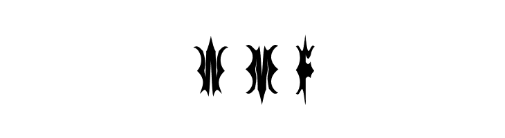 5 Fingered Goth SWTrial  Free Fonts Download
