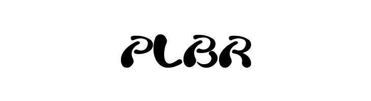 PLbr splashing Font