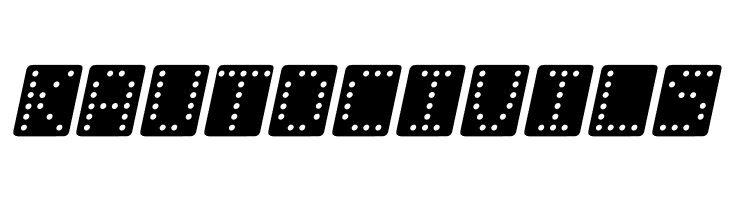 Domino bred kursiv  Free Fonts Download