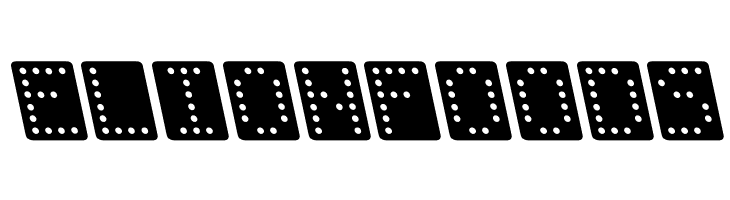 Domino bred kursiv  Free Fonts Download