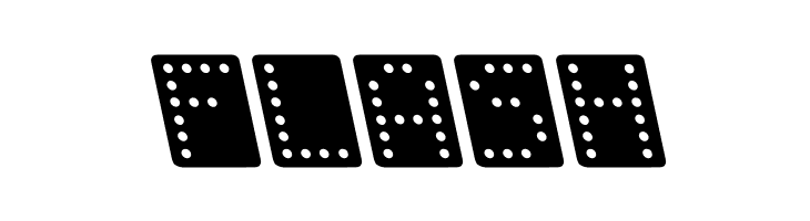 Domino bred kursiv  Free Fonts Download