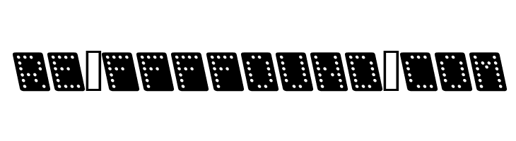 Domino bred kursiv  Free Fonts Download