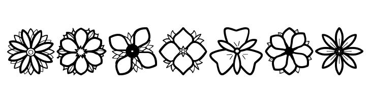 Second Flowers St  Free Fonts Download