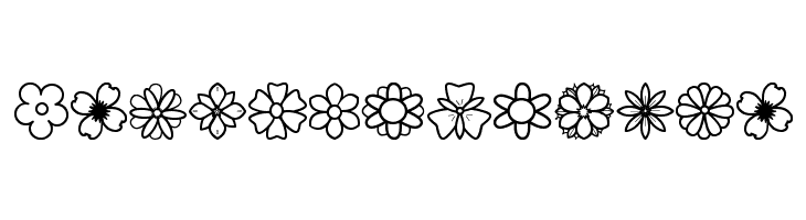 Second Flowers St  Free Fonts Download