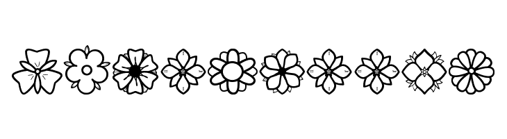 Second Flowers St  Free Fonts Download