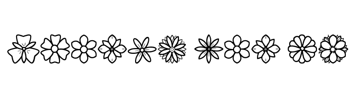 Second Flowers St  Free Fonts Download