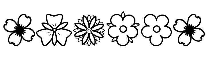 Second Flowers St  Free Fonts Download