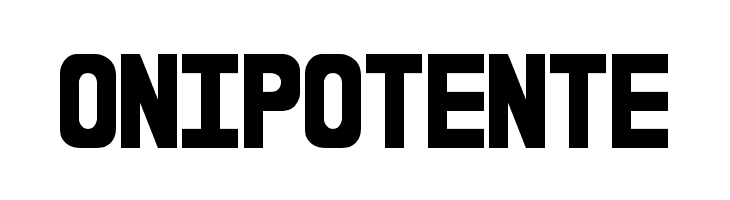 ONIPOTENTE The Inbox St Font