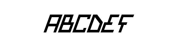 Bionic Type Italic  Free Fonts Download