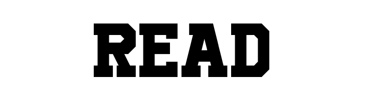 READ UniversityRegular Font