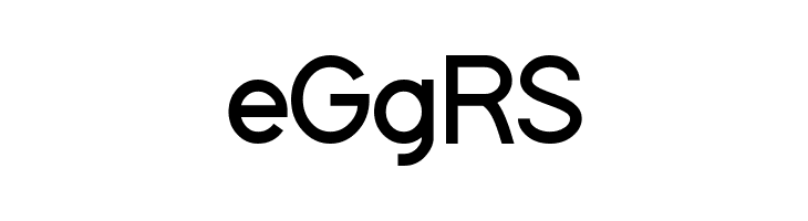 eGgRS Elevation normal Font