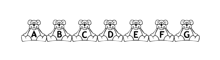 BillyBear TeddyBear  Free Fonts Download
