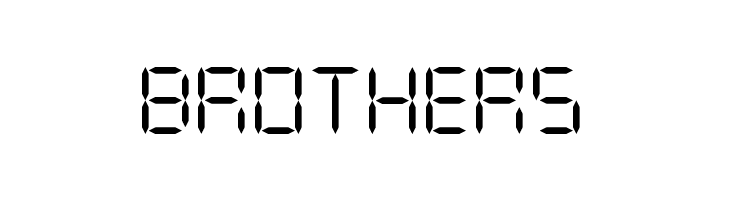 DIGIT LCD Regular  Free Fonts Download