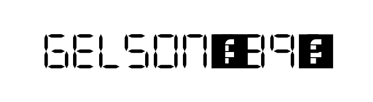 DIGIT LCD Regular  Free Fonts Download