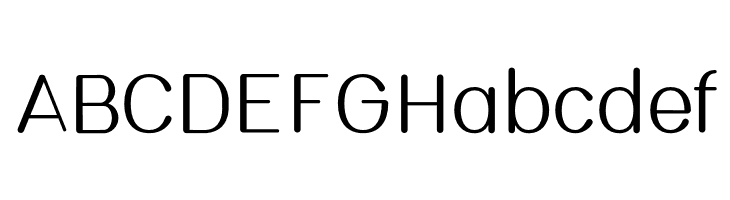 ABCDEFGHabcdef Dysfunctional Font