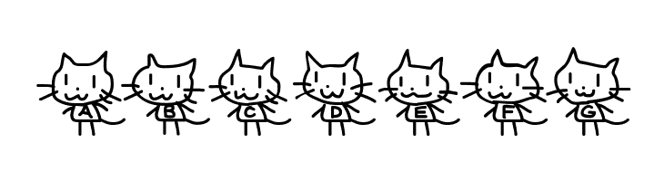 Cat type  Free Fonts Download