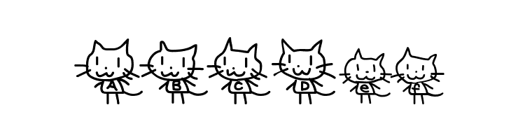Cat type  Free Fonts Download