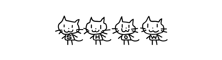 Cat type  Free Fonts Download