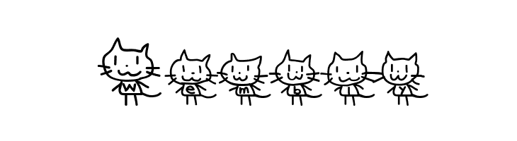 Cat type  Free Fonts Download