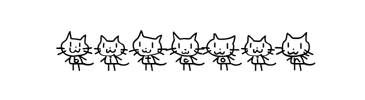 Cat type  Free Fonts Download