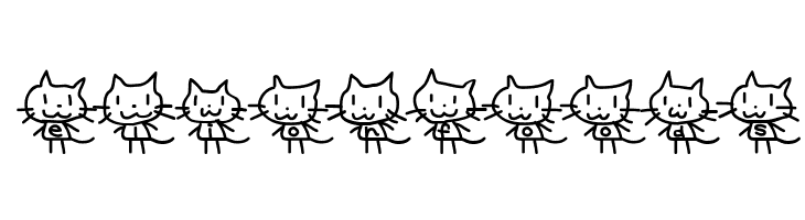 Cat type  Free Fonts Download
