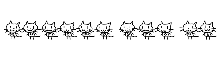 Cat type  Free Fonts Download