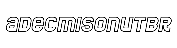 Jumbo Outline Italic  Free Fonts Download