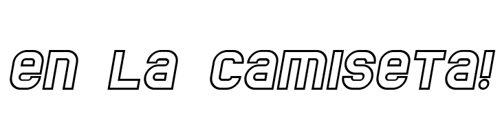 Jumbo Outline Italic  Free Fonts Download