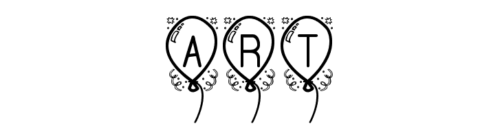 Happy Balloon St PERSONAL USE  Free Fonts Download