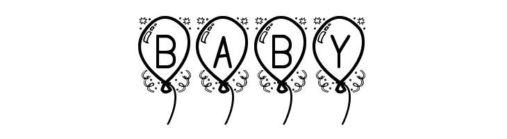 Happy Balloon St PERSONAL USE  Free Fonts Download