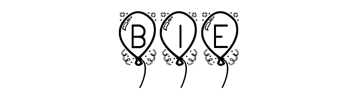 Happy Balloon St PERSONAL USE  Free Fonts Download