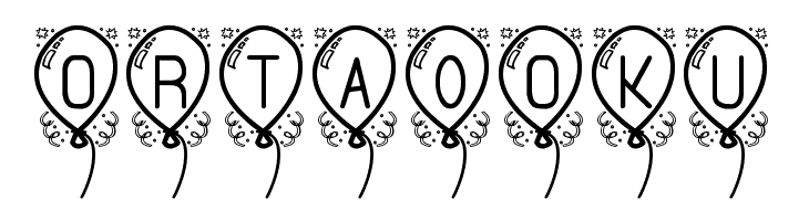 Happy Balloon St PERSONAL USE  Free Fonts Download