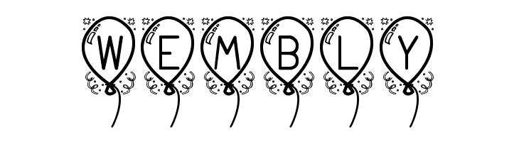 Happy Balloon St PERSONAL USE  Free Fonts Download