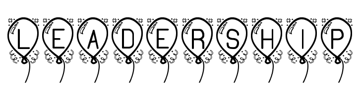 Happy Balloon St PERSONAL USE  Free Fonts Download