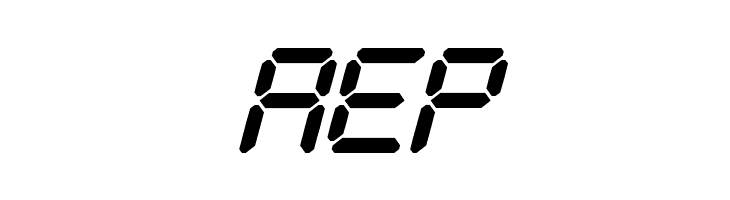 Digital Play Italic St  Free Fonts Download