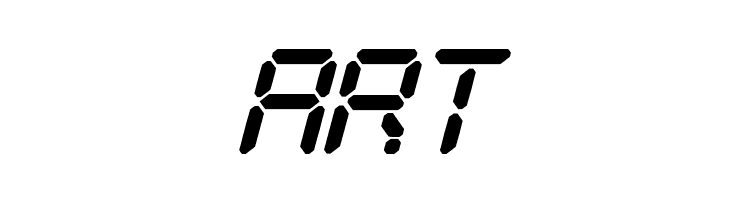 Digital Play Italic St  Free Fonts Download