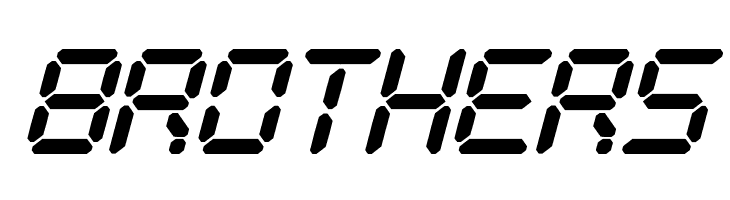 Digital Play Italic St  Free Fonts Download