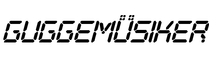 Digital Play Italic St  Free Fonts Download