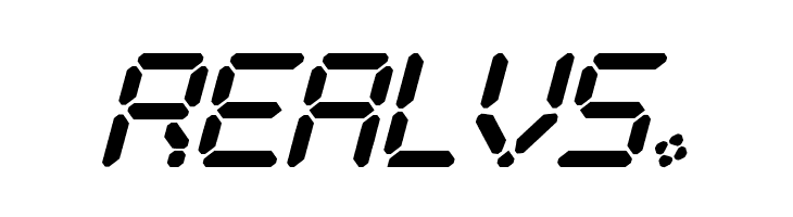 Digital Play Italic St  Free Fonts Download